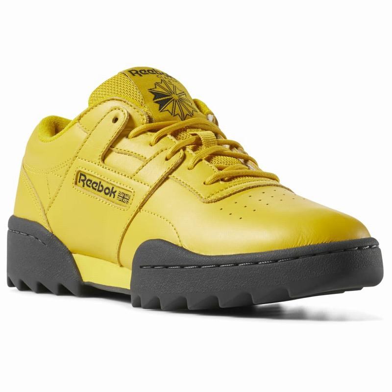 Tenisi Reebok Workout Ripple Og Dama Galbeni/Gri Romania FG9895IY